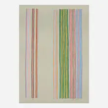 Royal Curtain by Gene Davis, 1980, screenprint in colors on Arches, sold Apr 2026