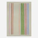 Gene Davis, Royal Curtain, 1980, screenprint in colors on Arches