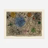 Untitled (from the Flight portfolio) by Joan Miró, lithograph in colors, sold Apr 2026