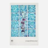 David Hockney, Polaroids of Swimmer, Los Angeles 1984 Olympic Games, 1982, offset lithograph in colors