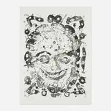 Sam Francis, Self Portrait (SF-051), 1976, lithograph on BFK Rives