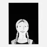 Alex Katz, Jessica (from the Smiles series), 2017, archival pigment print on Crane Museo Max white 365 gsm