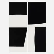 Four works from Un coup de dés jamais n'abolira le hasard (by Stéphane Mallarmé) by Ellsworth Kelly, 1992, lithograph, sold Apr 2026