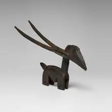 Bamana, Horizontal Ci Wara (antelope headdress), carved wood