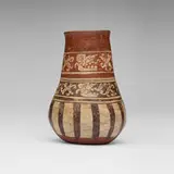 Maya, Polychrome vessel, slip-decorated earthenware