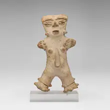 Guerrero, Xalitla female Cesarean figure, earthenware