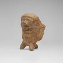 Veracruz, Figural whistle, molded earthenware
