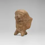 Veracruz, Figural whistle, molded earthenware