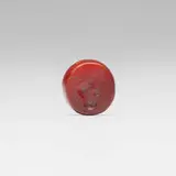 Greco-Persian, Scaraboid with winged sphinx, Carnelian stone