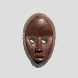 Dan, Gunyege mask, carved wood with patina