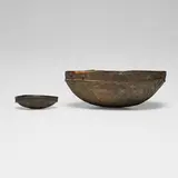Papuan, Boiken plates, set of two, carved wood