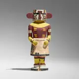 Hopi Tribe, Katsina doll, carved and painted wood