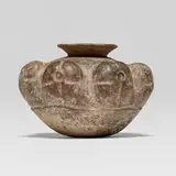 Colima, Peyote Button vessel, earthenware