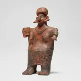 Nayarit, Standing female figure, terracotta