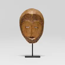 Lega, Bwami mask, carved wood