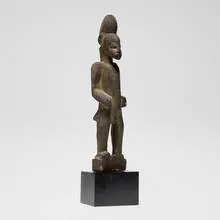 Senufo, Standing ancestor figure, carved wood