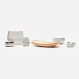 Russel Wright, Collection of six vessels, c. 1945, glazed stoneware