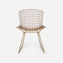 Prototype chair by Harry Bertoia, 1955 / 2018, bronze, sold Feb 2026