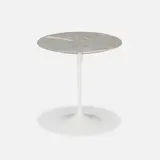 Eero Saarinen, Tulip occasional table, model 161M, marble, enameled aluminum
