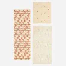 Angelo Testa, Collection of three textiles, 1951-56, linen