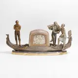 P... Sega, Cold-painted spelter figure group