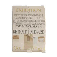 Reginald Hallward, Archive collection of artwork and stained glass designs, watercolour