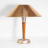 Paul Boissevain, 'Decolurme' table lamp, anodised aluminium and teak