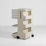 Cesare 'Joe' Colombo, White plastic 'Boby' trolley