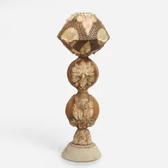 Stoneware lamp by Bernard Rooke, 1984, sold Jan 2026