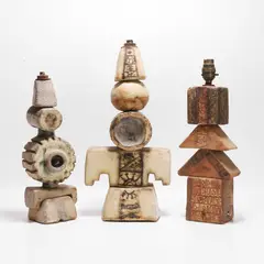 Bernard Rooke, Group of three stoneware vases