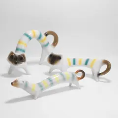 Roberto Rigon, Two cats and a stoat