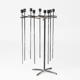 Daniel Grobet, 'Attrape-feux', a wrought-iron kinetic candlestick holder