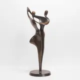 Guy Portelli, 'Tango Dancers', a bronze sculpture of a couple dancing raised on a tapered circular base