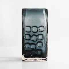Geoffrey Baxter, Whitefriars Textured Range 'Nuts 'n' Bolts' vase, c.1970, mould-blown glass