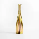 Gio Ponti, 'Morandiane' bottle, c.1946, a canne glass