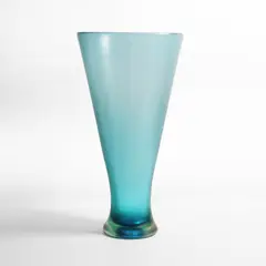 Paolo Venini, Large 'Inciso' vase, c.1956, wheel-carved sommerso glass