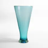 Paolo Venini, Large 'Inciso' vase, c.1956, wheel-carved sommerso glass
