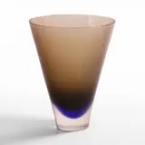 Paolo Venini, 'Inciso' vase, c.1956, wheel-carved sommerso glass