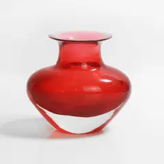 Archimede Seguso, Murano glass vase, c.1960