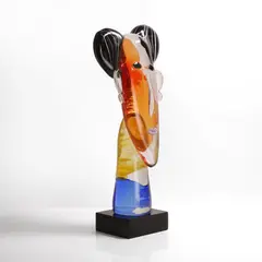 Francesco Badioli, Murano glass 'Modigliani' sculpture