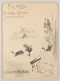Pablo Picasso, Femme au balcon, Affiche Oeuvre Gravé (Bloch 1289, Mourlot 335)