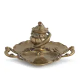 Untitled by Art Nouveau Bronze Inkwell, 1900, sold Dec 2024