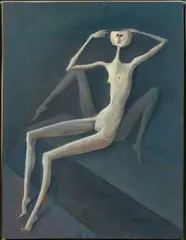 Carlos Orozco Romero, Exorcismo, 1970, oil on board