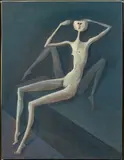 Carlos Orozco Romero, Exorcismo, 1970, oil on board