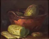 Armando Ahuatzi, A Pair of Still Lifes, oil on canvas