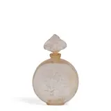 Rosace Perfume Bottle by Lalique, molded glass, with acid-etched signature 'LALIQUE FRANCE', sold Oct 2025