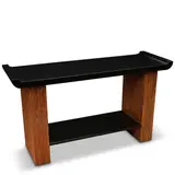 Paul Frankl, Console, for Brown Saltman, combed and lacquered wood