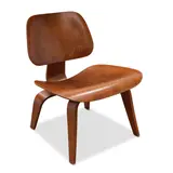 Charles Eames and Ray Eames, Early LCW (Lounge Chair Wood), , molded plywood, with Evans tag on underside of seat