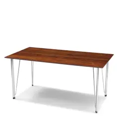 Model 3605 Dining Table by Arne Jacobsen, for Fritz Hansen, chromed steel, ash, sold Oct 2025