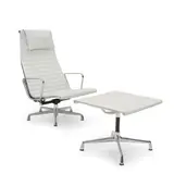 Charles Eames and Ray Eames, 50th Anniversary Edition Aluminum Group Chair and Ottoman